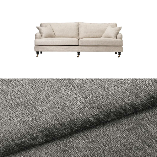 Klädsel till soffa Englesson Howard 3-sits medium rak Tyg Lemma Chenille