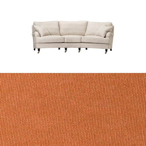 Klädsel till soffa Englesson Howard 3.5-sits medium svängd Tyg Bali