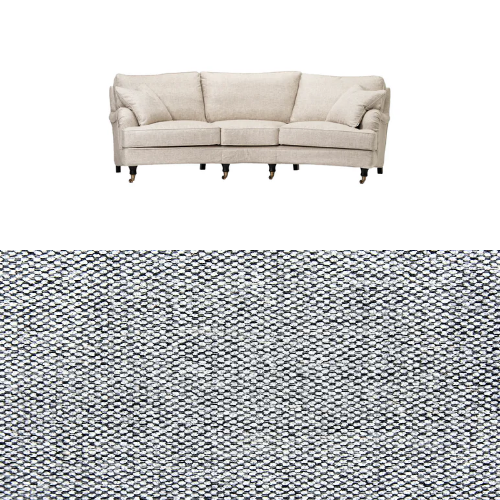 Klädsel till soffa Englesson Howard 3.5-sits medium svängd Tyg Bergamo
