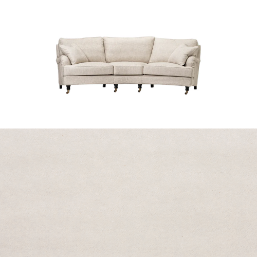 Klädsel till soffa Englesson Howard 3.5-sits medium svängd Tyg Claude