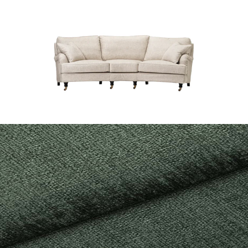 Klädsel till soffa Englesson Howard 3,5-sits medium svängd Tyg Lemma Chenille