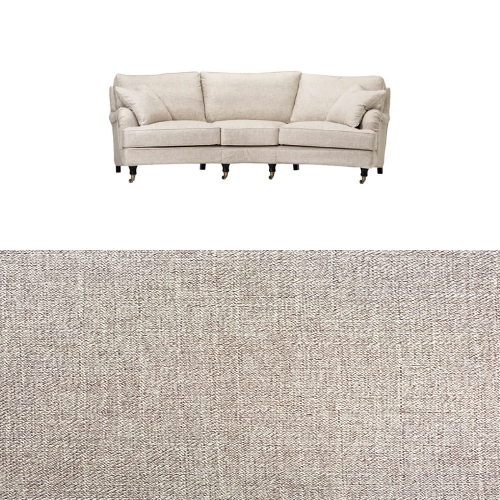 Klädsel till soffa Englesson Howard 3,5-sits medium svängd Tyg Linea