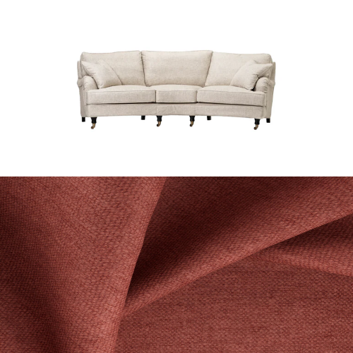Klädsel till soffa Englesson Howard 3,5-sits medium svängd Tyg Lucca