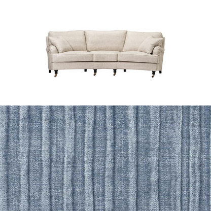 Klädsel till soffa Englesson Howard 3.5-sits medium svängd Tyg Vamos