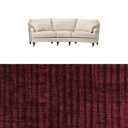 Klädsel till soffa Englesson Howard 3.5-sits medium svängd Tyg Vamos