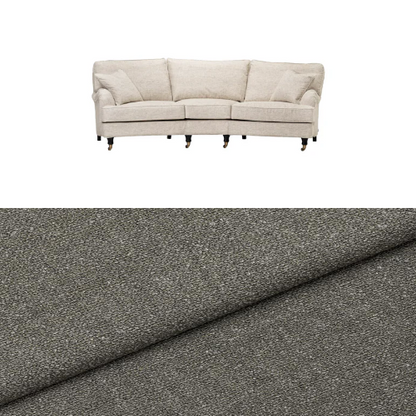 Klädsel till soffa Englesson Howard 3.5-sits svängd Tyg Angola bouclé