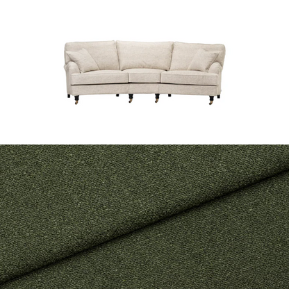 Klädsel till soffa Englesson Howard 3.5-sits svängd Tyg Angola bouclé