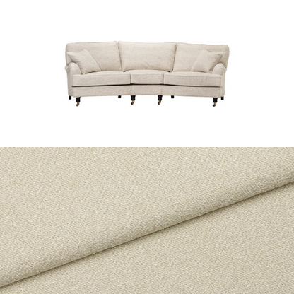 Klädsel till soffa Englesson Howard 3.5-sits svängd Tyg Angola bouclé