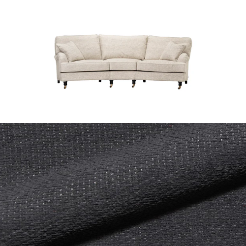 Klädsel till soffa Englesson Howard 3.5-sits svängd Tyg Aqua