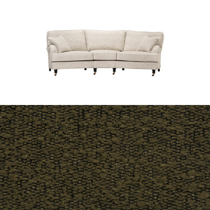 Klädsel till soffa Englesson Howard 3.5-sits svängd Tyg Ascot bouclé