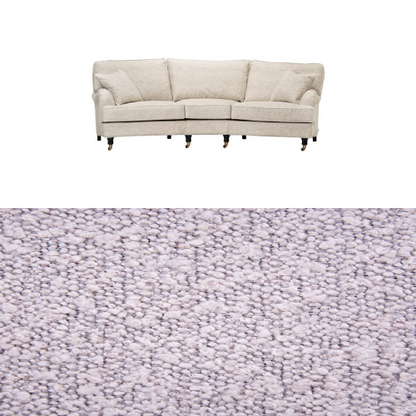 Klädsel till soffa Englesson Howard 3.5-sits svängd Tyg Ascot bouclé