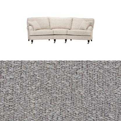 Klädsel till soffa Englesson Howard 3.5-sits svängd Tyg Ascot bouclé