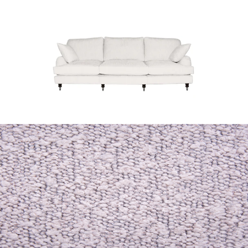 Klädsel till soffa Englesson Howard 3.5-sits rak Tyg Ascot bouclé