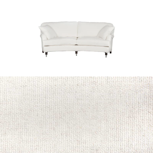 Klädsel till soffa Englesson Howard 3-sits medium svängd Tyg Bergamo