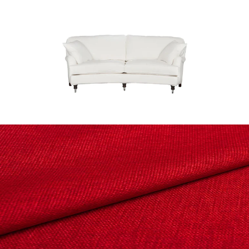 Klädsel till soffa Englesson Howard 3-sits medium svängd Tyg Lido
