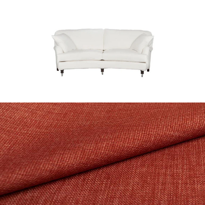 Klädsel till soffa Englesson Howard 3-sits medium svängd Tyg Lido