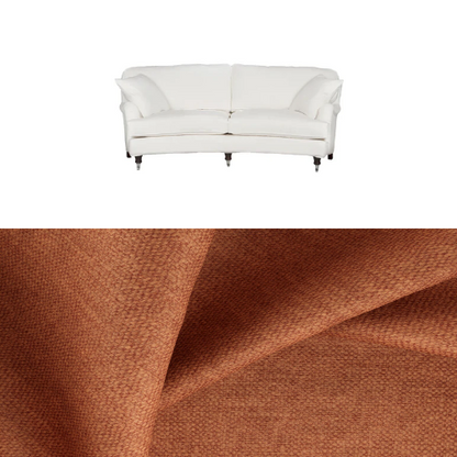 Klädsel till soffa Englesson Howard 3-sits medium svängd Tyg Lucca