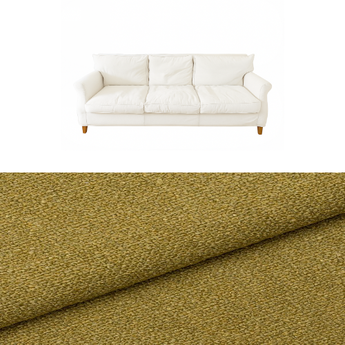 Klädsel till soffa Fogia Amelia 3-sits Tyg Angola bouclé