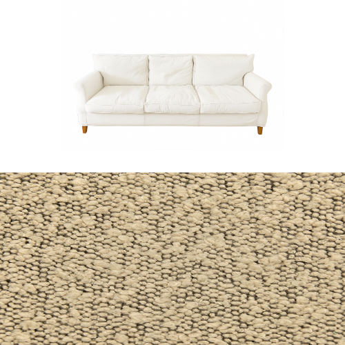 Klädsel till soffa Fogia Amelia 3-sits Tyg Ascot bouclé