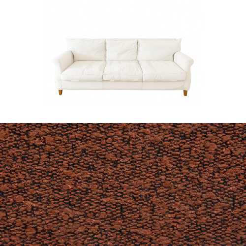 Klädsel till soffa Fogia Amelia 3-sits Tyg Ascot bouclé