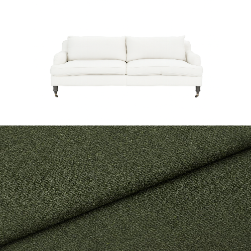 Klädsel till soffa Fogia Edward 2.5 sits svängd Tyg Angola bouclé