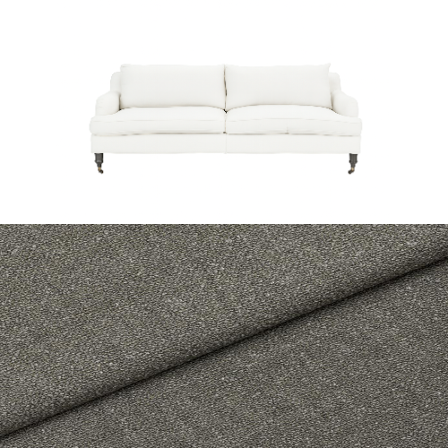 Klädsel till soffa Fogia Edward 2.5 sits svängd Tyg Angola bouclé