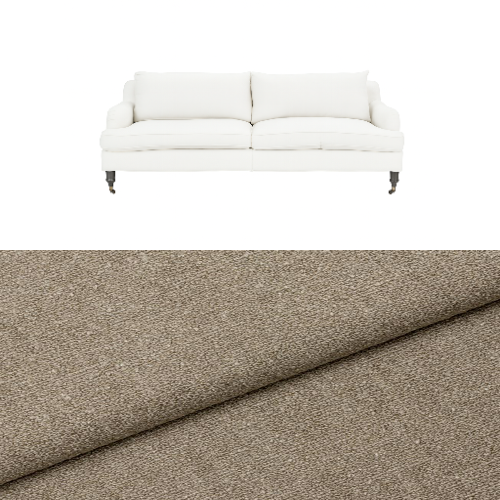 Klädsel till soffa Fogia Edward 2.5 sits svängd Tyg Angola bouclé