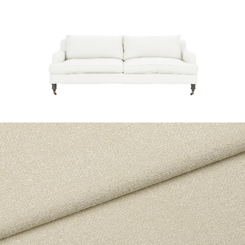 Klädsel till soffa Fogia Edward 2.5 sits svängd Tyg Angola bouclé