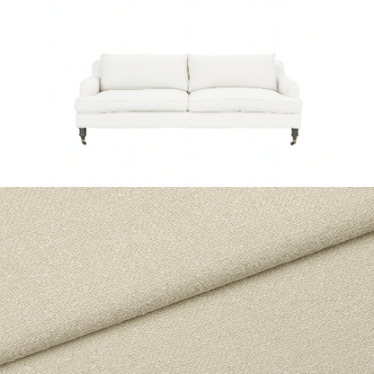 Klädsel till soffa Fogia Edward 2.5 sits svängd Tyg Angola bouclé