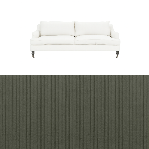 Klädsel till soffa Fogia Edward 2.5 sits svängd Tyg Arrow
