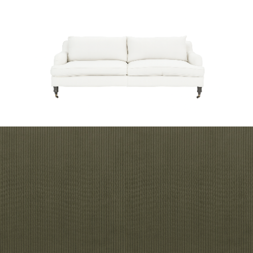 Klädsel till soffa Fogia Edward 2.5 sits svängd Tyg Arrow