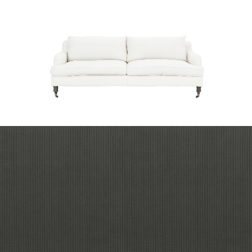Klädsel till soffa Fogia Edward 2.5 sits svängd Tyg Arrow