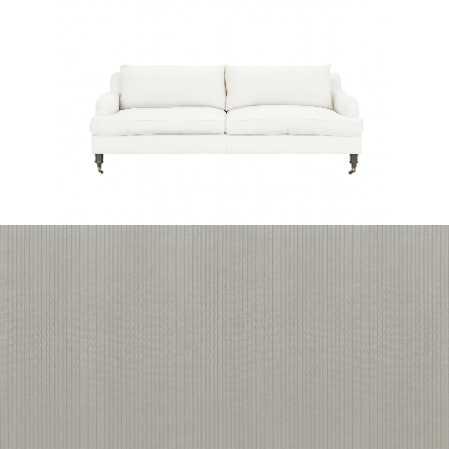 Klädsel till soffa Fogia Edward 2.5 sits svängd Tyg Arrow