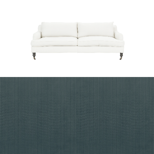 Klädsel till soffa Fogia Edward 2.5 sits svängd Tyg Arrow