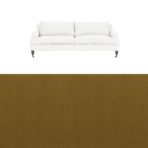 Klädsel till soffa Fogia Edward 2.5 sits svängd Tyg Arrow