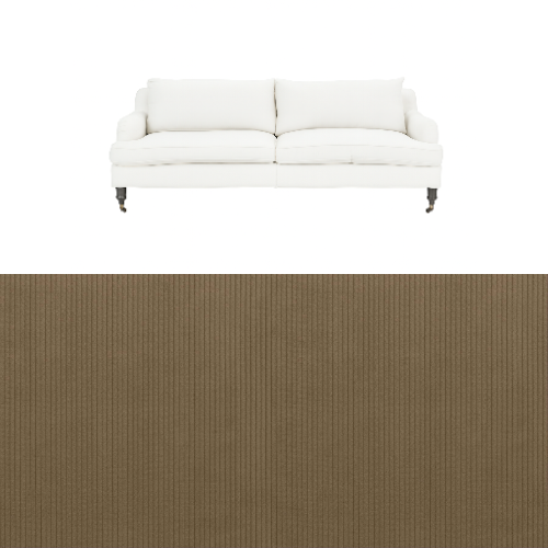 Klädsel till soffa Fogia Edward 2.5 sits svängd Tyg Arrow