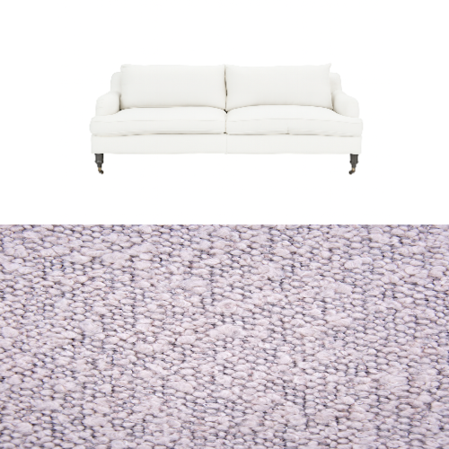 Klädsel till soffa Fogia Edward 2.5 sits svängd Tyg Ascot bouclé