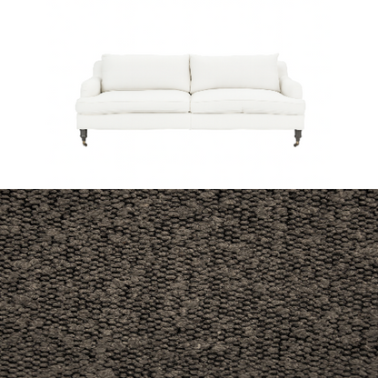 Klädsel till soffa Fogia Edward 2.5 sits svängd Tyg Ascot bouclé