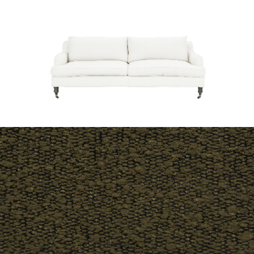 Klädsel till soffa Fogia Edward 2.5 sits svängd Tyg Ascot bouclé