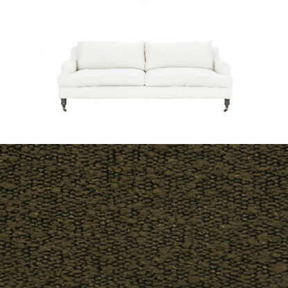 Klädsel till soffa Fogia Edward 2.5 sits svängd Tyg Ascot bouclé