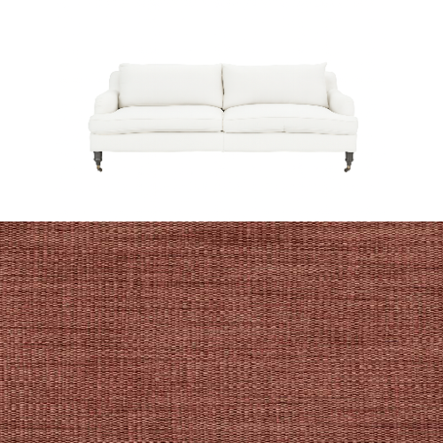 Klädsel till soffa Fogia Edward 2.5 sits svängd Tyg Avena