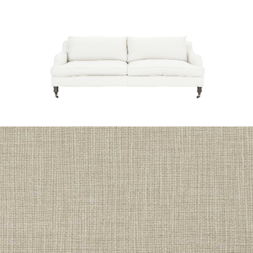 Klädsel till soffa Fogia Edward 2.5 sits svängd Tyg Avena