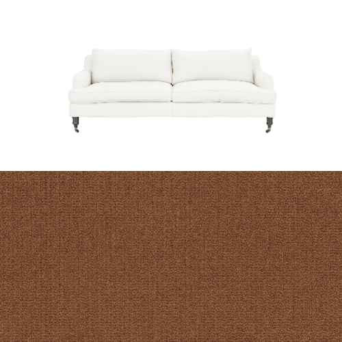 Klädsel till soffa Fogia Edward 2.5 sits svängd Tyg Azalea