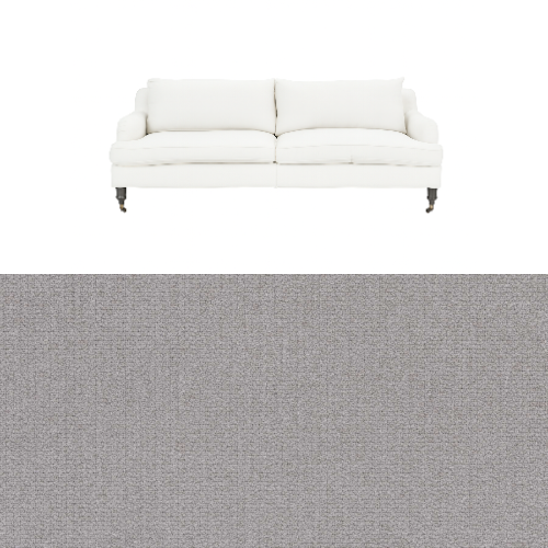 Klädsel till soffa Fogia Edward 2.5 sits svängd Tyg Azalea