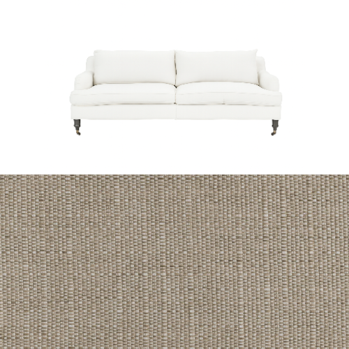 Klädsel till soffa Fogia Edward 2.5 sits svängd Tyg Babel