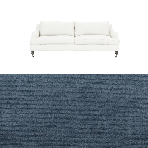 Klädsel till soffa Fogia Edward 2.5 sits svängd Tyg Belfast