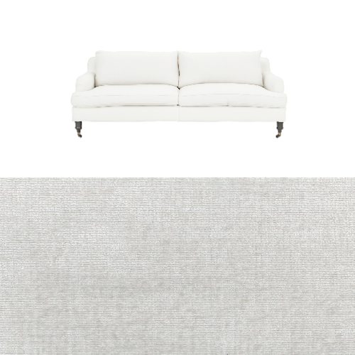 Klädsel till soffa Fogia Edward 2.5 sits svängd Tyg Belfast