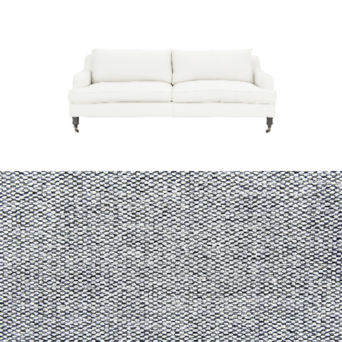 Klädsel till soffa Fogia Edward 2.5 sits svängd Tyg Bergamo