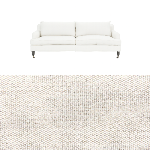 Klädsel till soffa Fogia Edward 2.5 sits svängd Tyg Bergamo