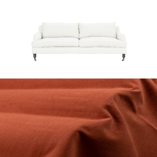 Klädsel till soffa Fogia Edward 2.5 sits svängd Tyg Caleido